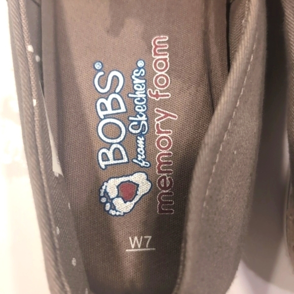 BOB'S By Skecher Memory Foam Gray Espadrilles Size 7 - Picture 3 of 12